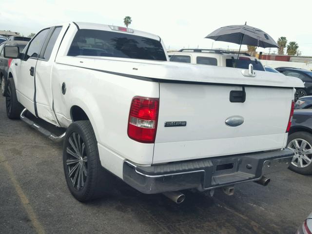 1FTPX12547KB42259 - 2007 FORD F150 WHITE photo 3