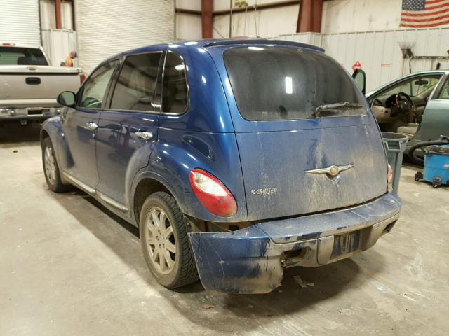 3A4GY5F96AT144158 - 2010 CHRYSLER PT CRUISER BLUE photo 3