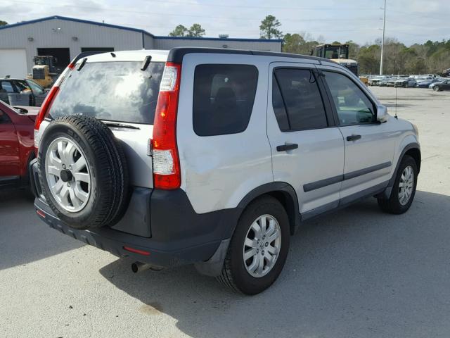 SHSRD78876U423045 - 2006 HONDA CR-V EX SILVER photo 4