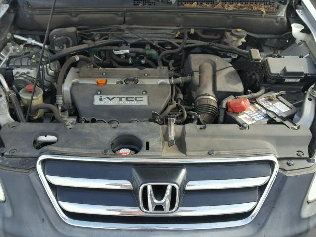 SHSRD78876U423045 - 2006 HONDA CR-V EX SILVER photo 7