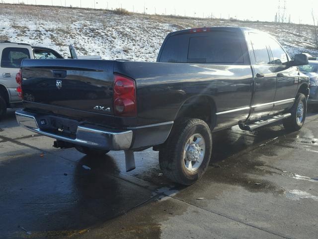 3D7MX38A17G842336 - 2007 DODGE RAM 3500 S BLACK photo 4