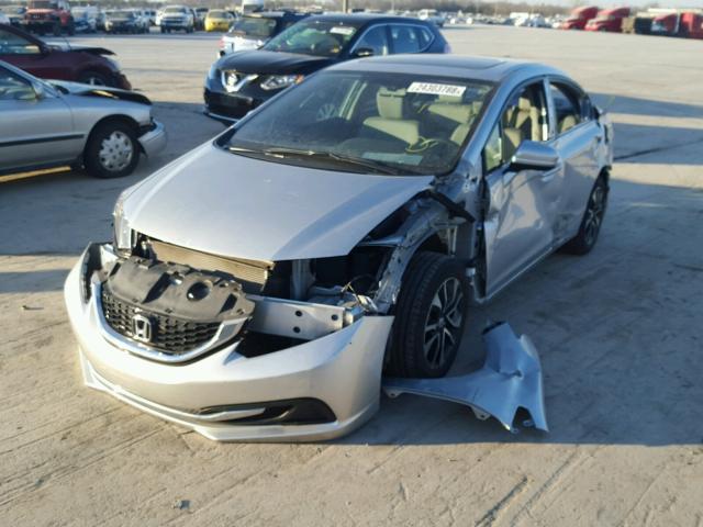 19XFB2F8XFE094241 - 2015 HONDA CIVIC EX SILVER photo 2