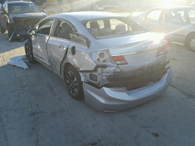 19XFB2F8XFE094241 - 2015 HONDA CIVIC EX ვერცხლისფერი ფოტო 3