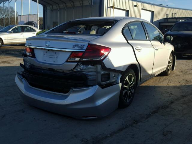 19XFB2F8XFE094241 - 2015 HONDA CIVIC EX ვერცხლისფერი ფოტო 4