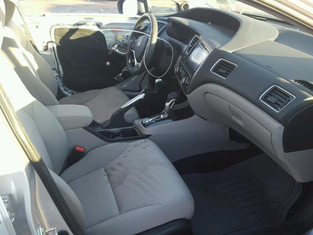 19XFB2F8XFE094241 - 2015 HONDA CIVIC EX ვერცხლისფერი ფოტო 5