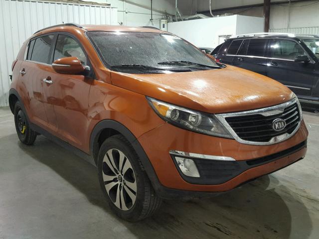 KNDPC3A29B7145085 - 2011 KIA SPORTAGE E ORANGE photo 1