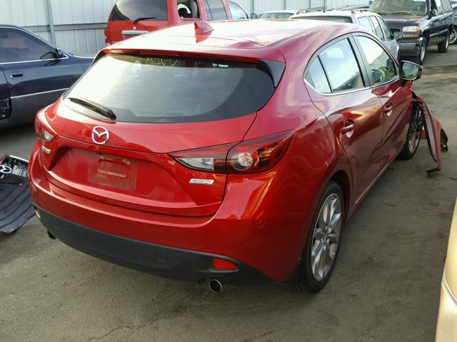 JM1BM1L32E1165977 - 2014 MAZDA 3 TOURING RED photo 4