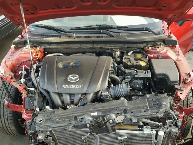 JM1BM1L32E1165977 - 2014 MAZDA 3 TOURING RED photo 7