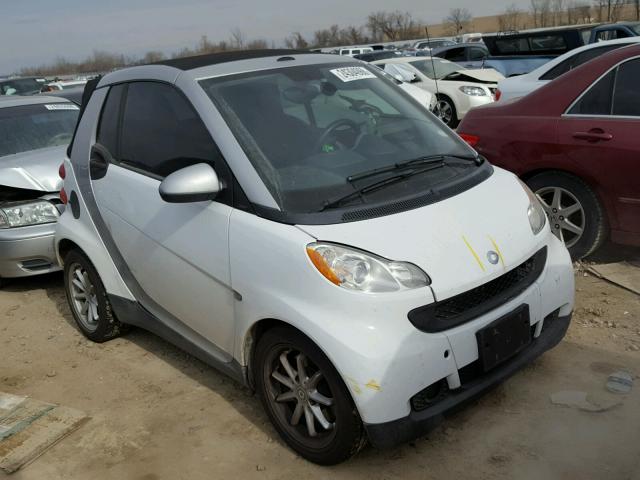 WMEEK31X19K230131 - 2009 SMART FORTWO PAS WHITE photo 1