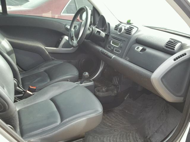 WMEEK31X19K230131 - 2009 SMART FORTWO PAS 白色 照片 5