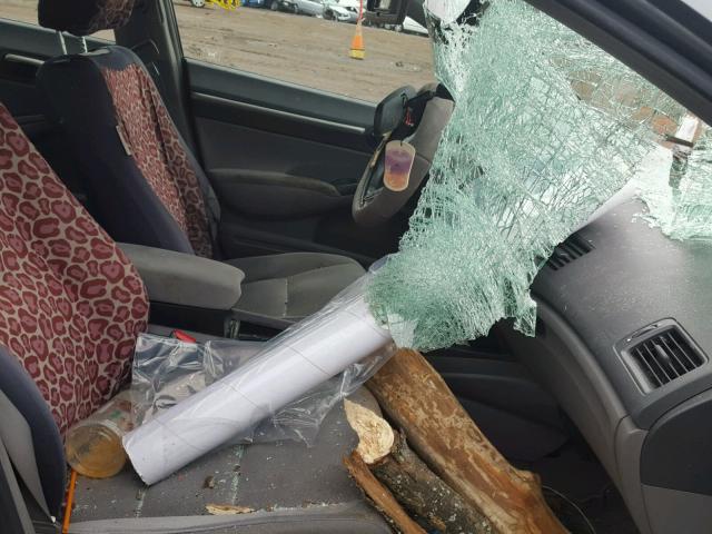 2HGFA16829H521189 - 2009 HONDA CIVIC EX ნაცრისფერი ფოტო 5