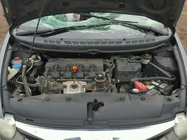 2HGFA16829H521189 - 2009 HONDA CIVIC EX ნაცრისფერი ფოტო 7