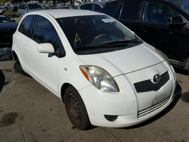 JTDJT923175134603 - 2007 TOYOTA YARIS WHITE photo 1