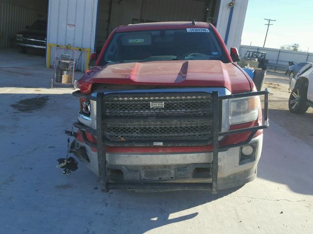 3GTP1UEC1EG201494 - 2014 GMC SIERRA C15 RED photo 9