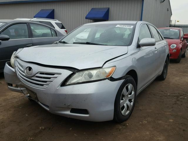 4T1BE46K97U586593 - 2007 TOYOTA CAMRY NEW SILVER photo 2