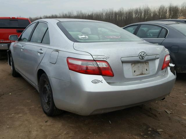 4T1BE46K97U586593 - 2007 TOYOTA CAMRY NEW SILVER photo 3