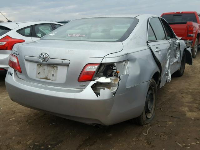 4T1BE46K97U586593 - 2007 TOYOTA CAMRY NEW SILVER photo 4