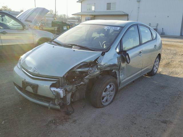 JTDKB20U683338305 - 2008 TOYOTA PRIUS GREEN photo 2