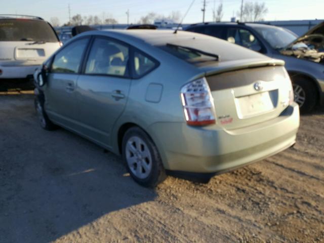 JTDKB20U683338305 - 2008 TOYOTA PRIUS GREEN photo 3