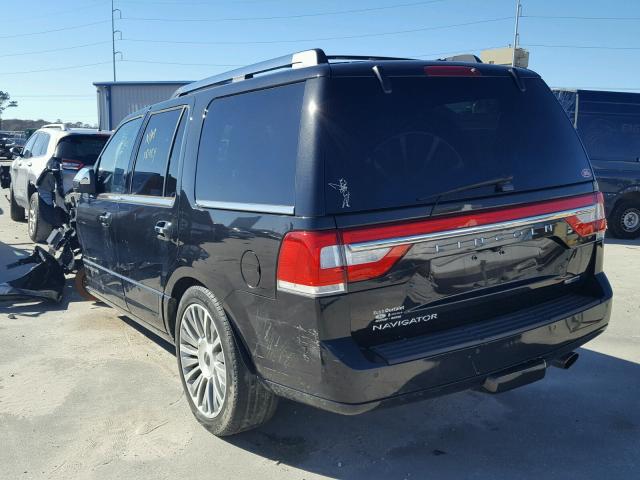 5LMJJ2HT8FEJ13453 - 2015 LINCOLN NAVIGATOR BLACK photo 3