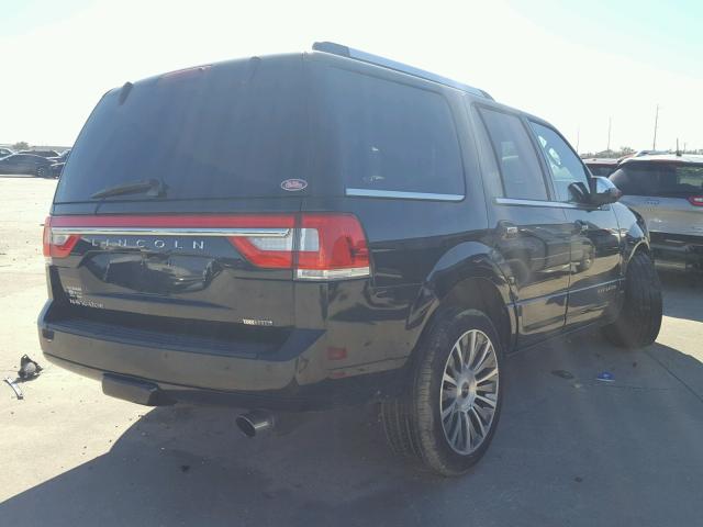 5LMJJ2HT8FEJ13453 - 2015 LINCOLN NAVIGATOR BLACK photo 4