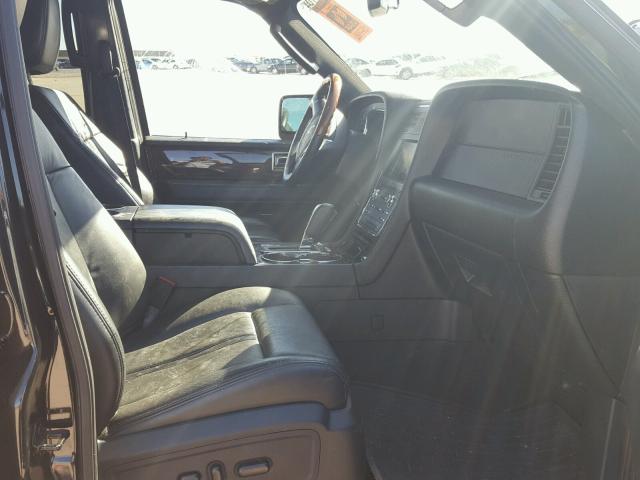 5LMJJ2HT8FEJ13453 - 2015 LINCOLN NAVIGATOR BLACK photo 5