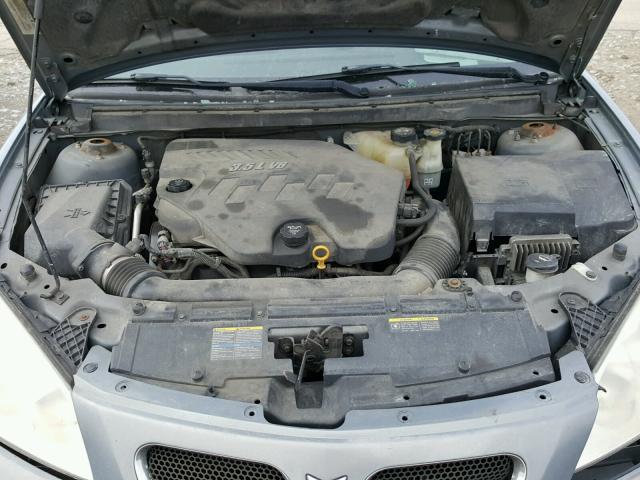 1G2ZG58N074267453 - 2007 PONTIAC G6 BASE GRAY photo 7