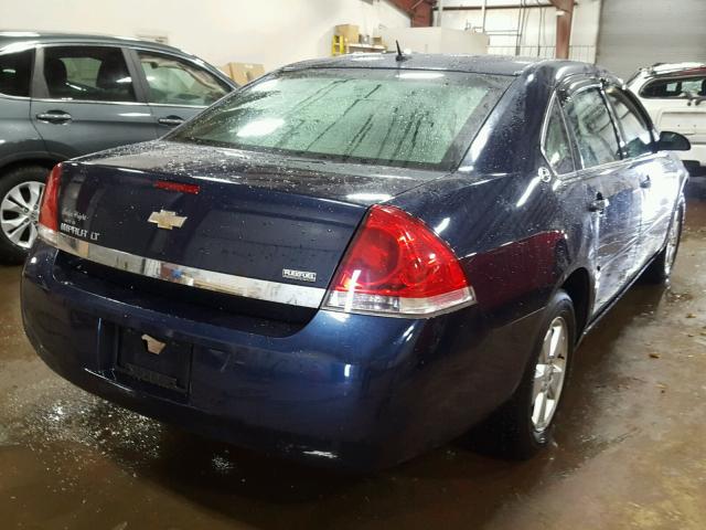 2G1WT58K789184366 - 2008 CHEVROLET IMPALA LT BLUE photo 4