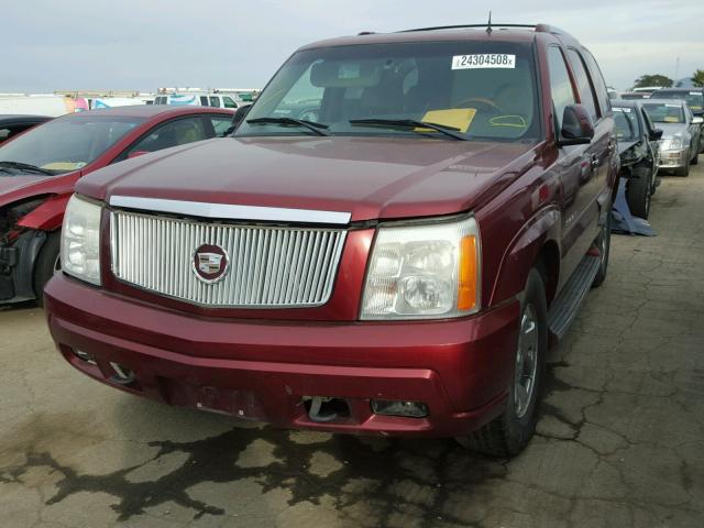 1GYEK63N62R257179 - 2002 CADILLAC ESCALADE L RED photo 2