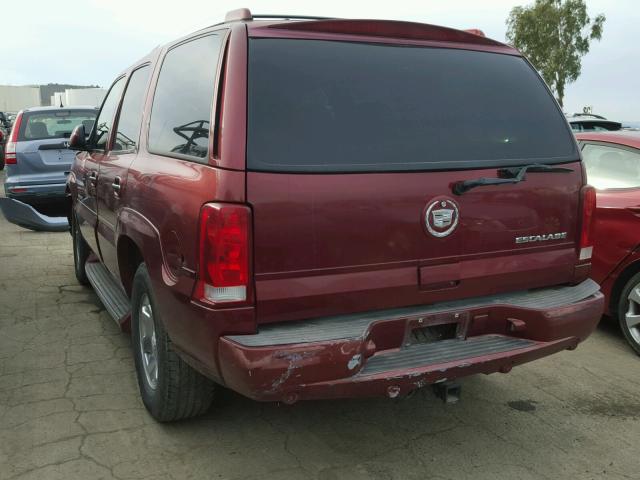 1GYEK63N62R257179 - 2002 CADILLAC ESCALADE L RED photo 3