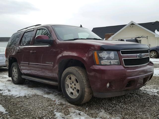 1GNFK13068J105743 - 2008 CHEVROLET TAHOE K150 RED photo 1