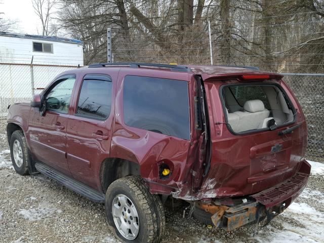 1GNFK13068J105743 - 2008 CHEVROLET TAHOE K150 RED photo 3