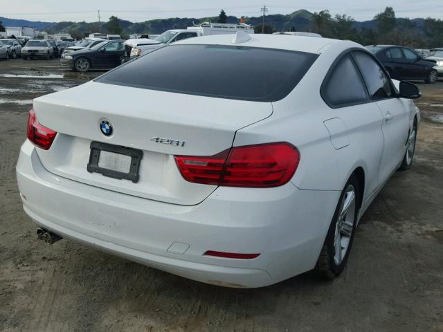 WBA3N7C53EK220546 - 2014 BMW 428 I WHITE photo 4