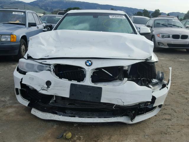 WBA3N7C53EK220546 - 2014 BMW 428 I WHITE photo 9