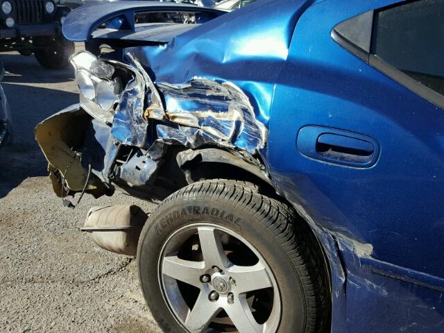 2B3KA43D59H518675 - 2009 DODGE CHARGER BLUE photo 9