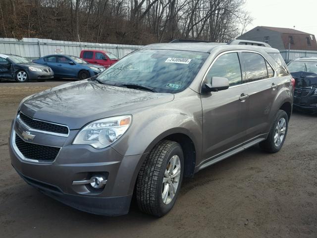 2GNFLNEK9C6122271 - 2012 CHEVROLET EQUINOX LT BROWN photo 2