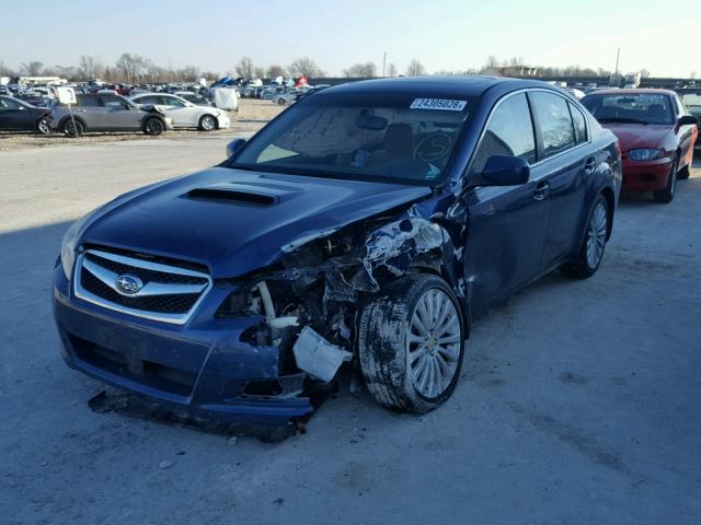 4S3BMFH65A1214910 - 2010 SUBARU LEGACY 2.5 BLUE photo 2