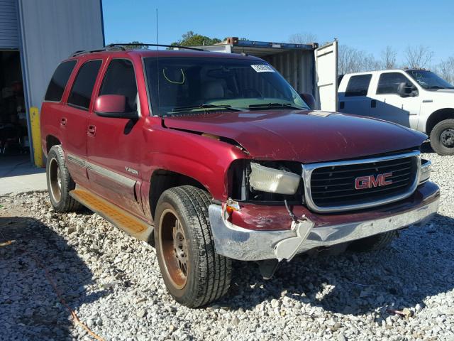 1GKEC13Z43R176180 - 2003 GMC YUKON MAROON photo 1