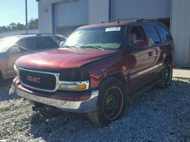 1GKEC13Z43R176180 - 2003 GMC YUKON MAROON photo 2