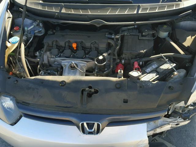 2HGFG12646H533567 - 2006 HONDA CIVIC LX SILVER photo 7