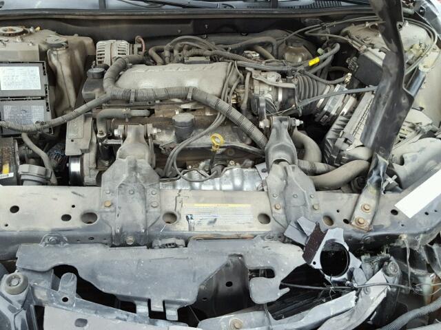 2G1WF52E149457189 - 2004 CHEVROLET IMPALA BLACK photo 7