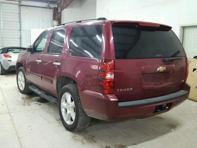 1GNFK13097R305239 - 2007 CHEVROLET TAHOE K150 RED photo 3