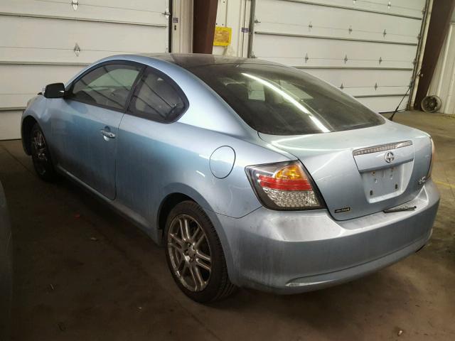 JTKDE177870182867 - 2007 TOYOTA SCION TC BLUE photo 3