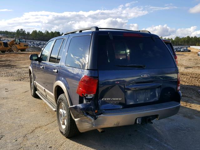 1FMZU64K52ZC52993 - 2002 FORD EXPLORER E BLUE photo 3