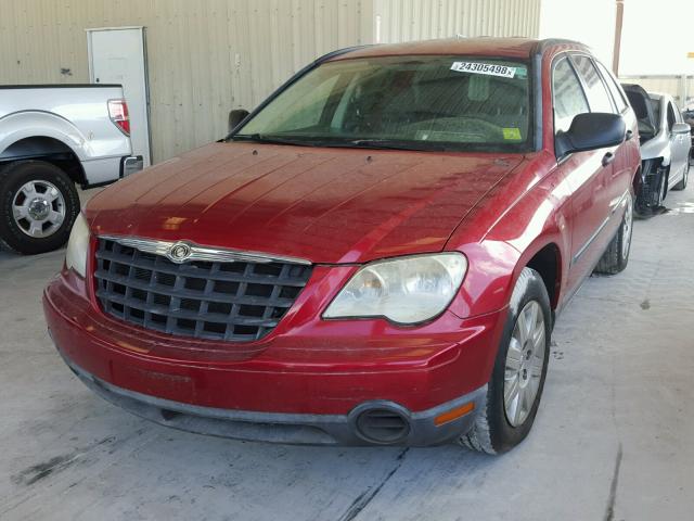 2A8GM48L27R328523 - 2007 CHRYSLER PACIFICA RED photo 2