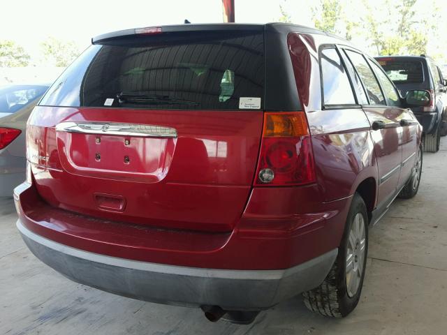 2A8GM48L27R328523 - 2007 CHRYSLER PACIFICA RED photo 4