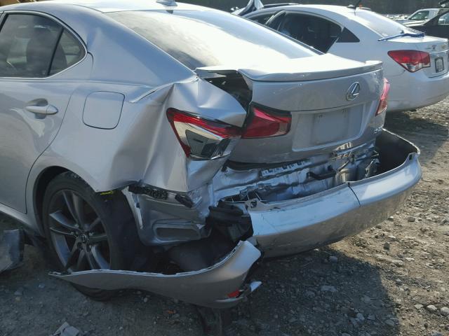 JTHBF5C25C5179790 - 2012 LEXUS IS 250 GRAY photo 9