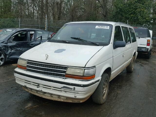 1P4GH44R0PX575980 - 1993 PLYMOUTH GRAND VOYA WHITE photo 2