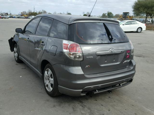 2T1KR32E85C328076 - 2005 TOYOTA COROLLA MA GRAY photo 3