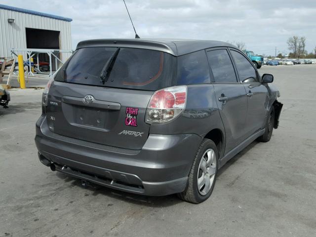 2T1KR32E85C328076 - 2005 TOYOTA COROLLA MA GRAY photo 4